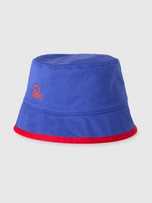 Benetton, Reversible Bucket Hat, Bright Blue, Kids United Colors Of Benetton