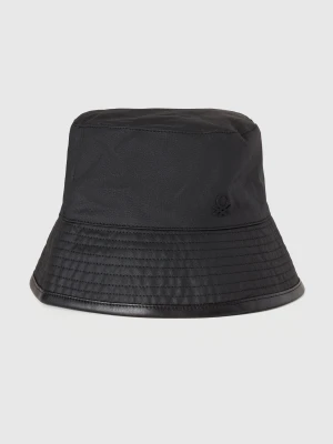Benetton, Reversible Bucket Hat, Size: S, Black, Men United Colors of Benetton