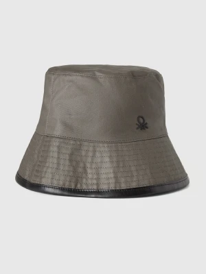 Benetton, Reversible Bucket Hat, Size: S, Military Green, Men United Colors of Benetton