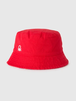 Benetton, Reversible Bucket Hat, Size: S, Red, Kids United Colors of Benetton
