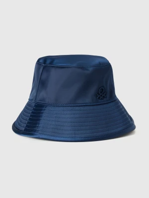 Benetton, Reversible Bucket Style Hat, Size: S, Air Force Blue, Women United Colors of Benetton