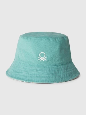 Benetton, Reversible Bucket Style Hat, size S, Aqua, Kids United Colors of Benetton