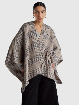 Benetton, Reversible Cape, Size: OS, Beige, Women United Colors of Benetton