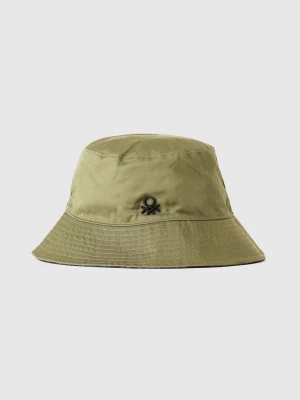 Benetton, Reversible Fisherman's Hat, size S, Military Green, Men United Colors of Benetton