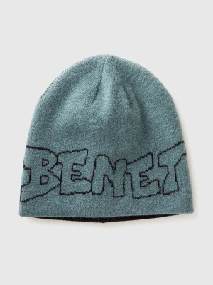 Benetton, Reversible Hat, Size: S-L, Turquoise, Kids United Colors of Benetton