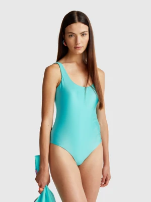 Benetton, Reversible One-piece Swimsuit, size 1°, Aqua, Women United Colors of Benetton