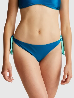 Benetton, Reversible Swim Bottoms, size XS, Teal, Women United Colors of Benetton