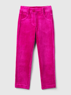 Benetton, Ribbed Chenille Trousers, size 104, Fuchsia, Kids United Colors of Benetton