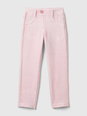 Benetton, Ribbed Chenille Trousers, size 104, Pink, Kids United Colors of Benetton