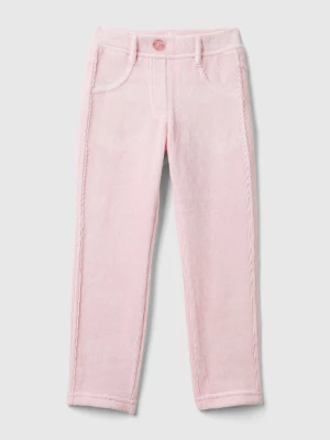 Benetton, Ribbed Chenille Trousers, size 110, Pink, Kids United Colors of Benetton