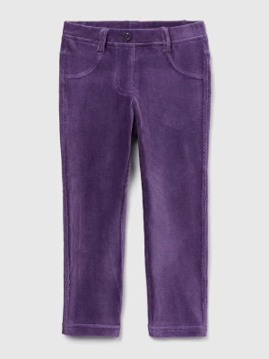 Benetton, Ribbed Chenille Trousers, Size: 116, Kids United Colors of Benetton