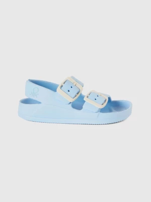 Benetton, Sandals In Lightweight Rubber, size 25, Sky Blue, Kids United Colors of Benetton