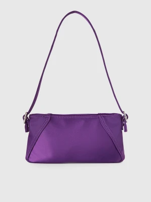 Benetton, Satin Shoulder Bag, Size: OS, Violet, Kids United Colors of Benetton