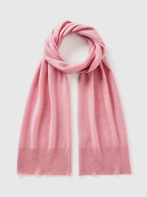 Benetton, Scarf In Pure Merino Wool, size OS, Pink, Women United Colors of Benetton