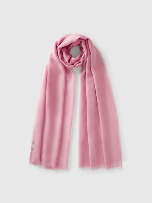 Benetton, Scarf In Silk And Modal®, size OS, Pink, Women United Colors of Benetton