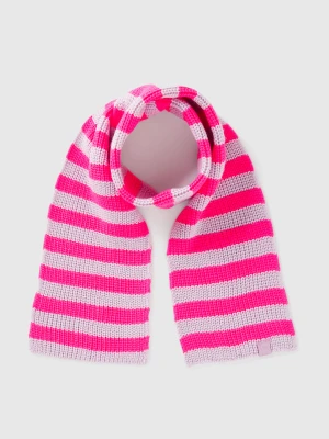 Benetton, Scarf With Multicolor Stripes, Size: 104-116, Kids United Colors of Benetton