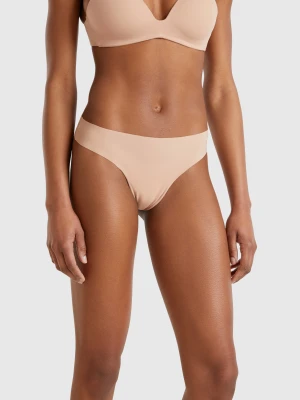 Benetton, Seamless Thong, size XS, Beige, Women United Colors of Benetton