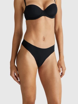Benetton, Seamless Thong, Size: XS, Black, Women United Colors of Benetton