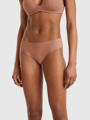 Benetton, Seamless Underwear, size XS, Brown, Women United Colors of Benetton