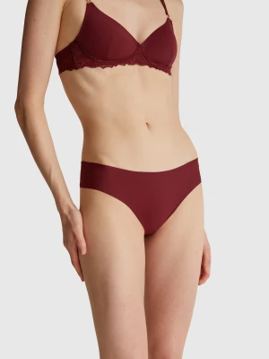 Benetton, Seamless Underwear, Size: XS, Burgundy, Women United Colors of Benetton
