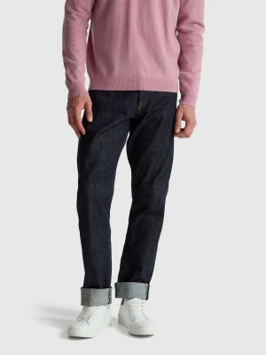 Benetton, Selvedge Denim Jeans, Size: 40, Blue, Men United Colors of Benetton