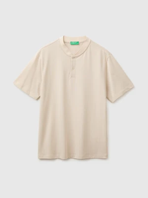 Benetton, Seraph T-shirt, Size: XS, Beige, Men United Colors of Benetton