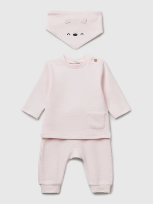 Benetton, Set In Pure Cotton, size 82, Pink, Kids United Colors of Benetton