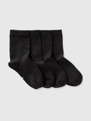 Benetton, Set Of Long Socks, Size: 35-38, Black, Kids United Colors of Benetton