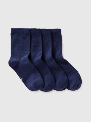 Benetton, Set Of Long Socks, Size: 35-38, Dark Blue, Kids United Colors of Benetton