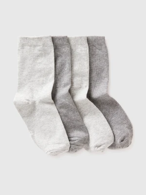 Benetton, Set Of Long Socks, Size: 35-38, Gray, Kids United Colors of Benetton