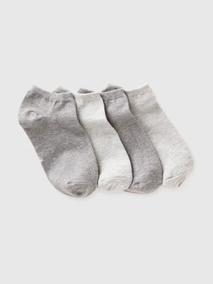 Benetton, Set Of Short Socks, Size: 39-41, Gray, Kids United Colors of Benetton