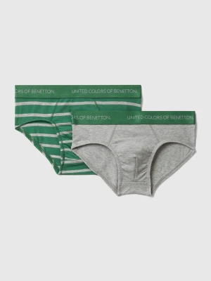Zdjęcie produktu Benetton, Set Of Two Pairs Of Underwear In Stretch Cotton, Size: XXS, Multi-color, Kids United Colors of Benetton