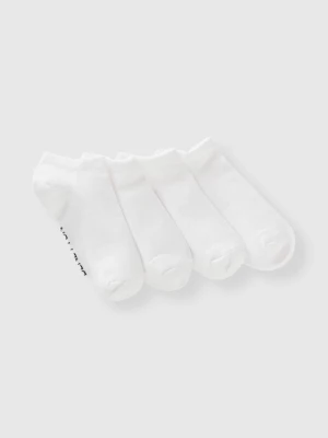 Benetton, Set Of Very Short Socks, size 20-24, White, Kids United Colors of Benetton