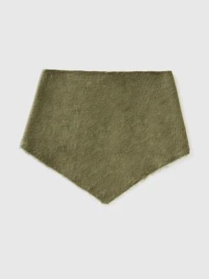 Benetton, Shawl In Wool Blend, Size: OS, Military Green, Women United Colors of Benetton