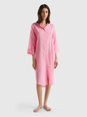 Benetton, Shirt-style Dress, size XS, Pink, Women United Colors of Benetton