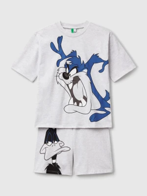Benetton, Short ©looney Tunes Pyjamas, size XXS, Light Gray, Kids United Colors of Benetton