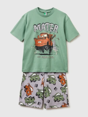 Benetton, Short Pajamas ©disney Pixar Cars, Size: XL, Green, Kids United Colors of Benetton