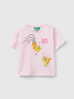 Benetton, Short Sleeve ©looney Tunes T-shirt, size 104, Pink, Kids United Colors of Benetton