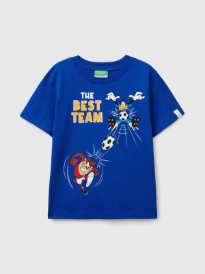 Benetton, Short Sleeve ©looney Tunes T-shirt, size 110, Bright Blue, Kids United Colors of Benetton