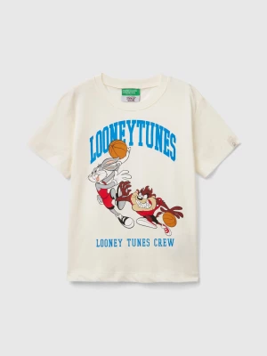 Benetton, Short Sleeve ©looney Tunes T-shirt, size 116, Creamy White, Kids United Colors of Benetton