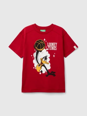 Benetton, Short Sleeve ©looney Tunes T-shirt, size 2XL, Red, Kids United Colors of Benetton