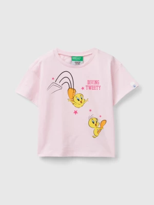 Benetton, Short Sleeve ©looney Tunes T-shirt, size 98, Pink, Kids United Colors of Benetton