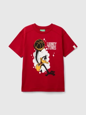 Benetton, Short Sleeve ©looney Tunes T-shirt, size S, Red, Kids United Colors of Benetton