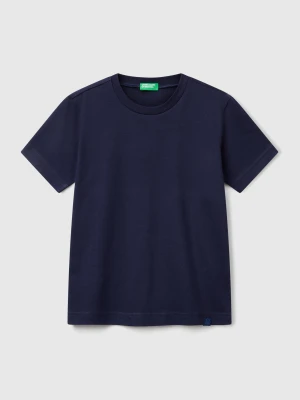 Benetton, Short Sleeve T-shirt Cotton, Size: XL, Dark Blue, Kids United Colors of Benetton