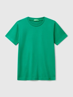 Benetton, Short Sleeve T-shirt Cotton, size XL, Green, Kids United Colors of Benetton