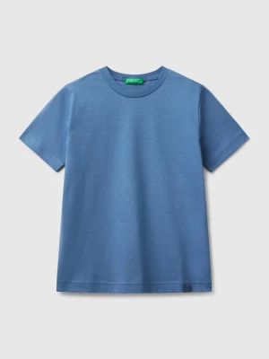 Benetton, Short Sleeve T-shirt Cotton, size XL, Light Blue, Kids United Colors of Benetton