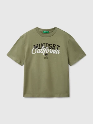 Benetton, Short Sleeve T-shirt In Cotton, size XL, , Kids United Colors of Benetton