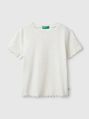 Benetton, Short Sleeve T-shirt, Size: 3XL, Creamy White, Kids United Colors of Benetton