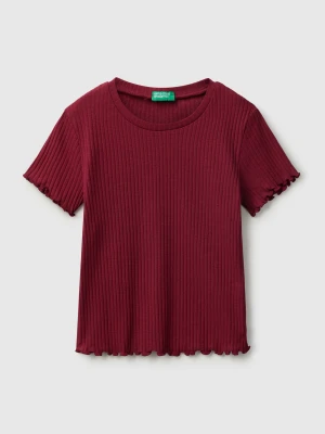 Benetton, Short Sleeve T-shirt, size XL, Burgundy, Kids United Colors of Benetton