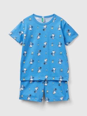 Benetton, Short Snoopy ©peanuts Pyjamas, size 2XL, Light Blue, Kids United Colors of Benetton